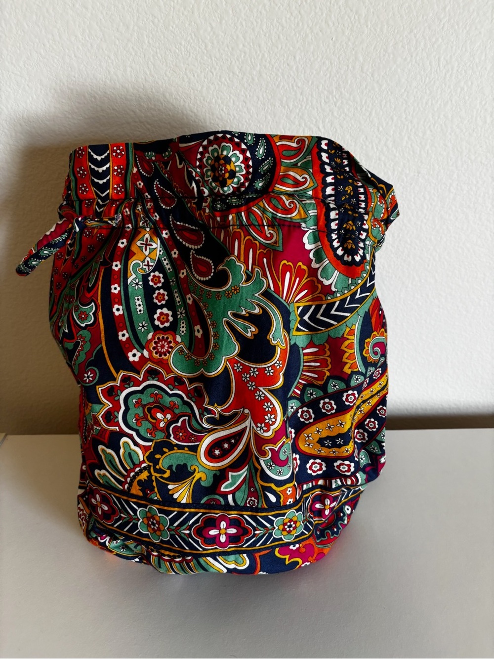 Vera Bradley Multicolor Paisley Drawstring Cosmetic Bag